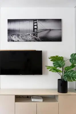 Telewizja i/lub zestaw kina domowego w obiekcie oompH Warsaw Central Apartment