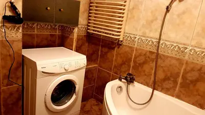 Łazienka w obiekcie Niebieski Meander Pokoje blisko metra