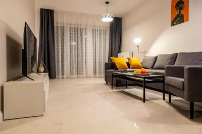 Część wypoczynkowa w obiekcie athome apartments - Chmielna 104