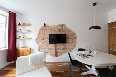 Telewizja i/lub zestaw kina domowego w obiekcie Warsaw Old Town Piwna