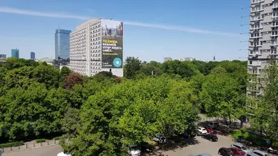 Budynek, w którym mieści się apartament