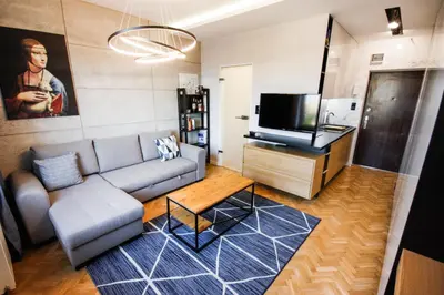 Plan piętra w obiekcie Nowolipki Studio, City Center Skyline View - WarsawStay