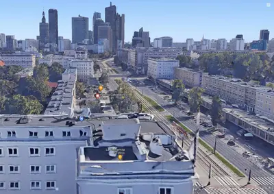 Plan piętra w obiekcie Nowolipki Studio, City Center Skyline View - WarsawStay