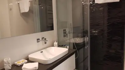 Łazienka w obiekcie Grochowska Apartment