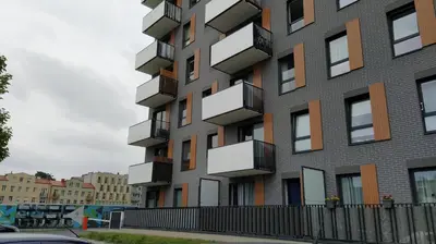 Budynek, w którym mieści się apartament