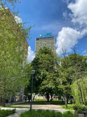 Budynek, w którym mieści się apartament