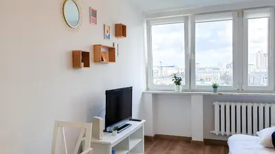 Część wypoczynkowa w obiekcie Sweet Life Apartment next to metro station