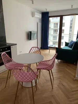 Telewizja i/lub zestaw kina domowego w obiekcie Apartamenty Wola Goleszowska