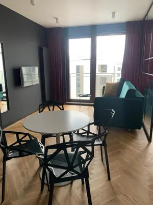 Telewizja i/lub zestaw kina domowego w obiekcie Apartamenty Wola Goleszowska
