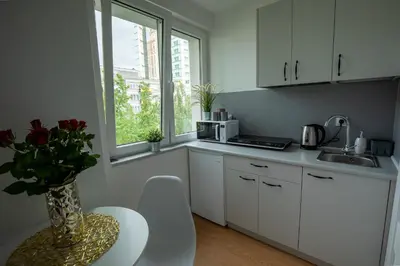 Kuchnia lub aneks kuchenny w obiekcie Apartament Ola