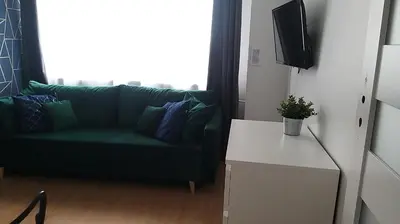Telewizja i/lub zestaw kina domowego w obiekcie Apartament Marta
