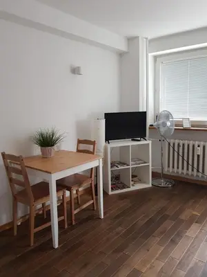 Telewizja i/lub zestaw kina domowego w obiekcie Studio Centrum