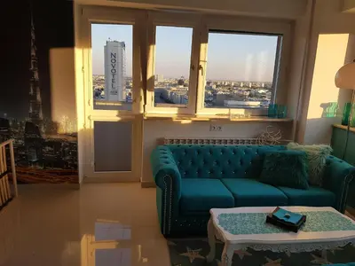 Część wypoczynkowa w obiekcie Centre Apartamenty Warszawa