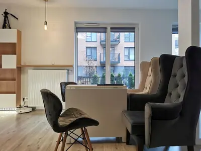 Część wypoczynkowa w obiekcie LUXURY APARTMENT
