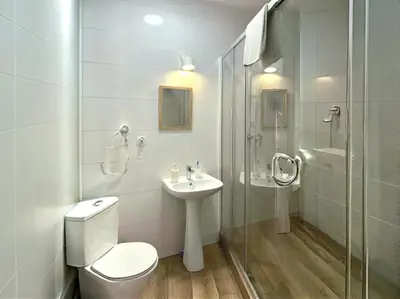 Łazienka w obiekcie Apartament Helvetia Plus - OLD TOWN