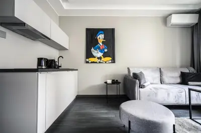 Część wypoczynkowa w obiekcie Grey House Warsaw