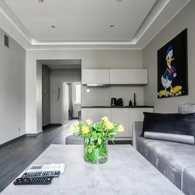 Część wypoczynkowa w obiekcie Grey House Warsaw