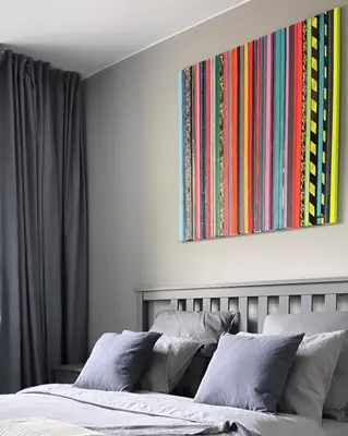 Łóżko lub łóżka w pokoju w obiekcie Grey House Warsaw