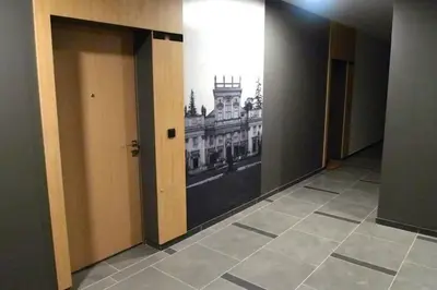 Plan piętra w obiekcie Sarmacka Apartment in Wilanów