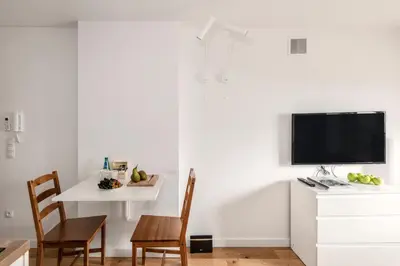 Telewizja i/lub zestaw kina domowego w obiekcie ShortStayPoland Wilcza (B42)