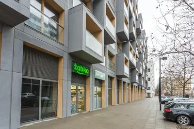 Budynek, w którym mieści się apartament