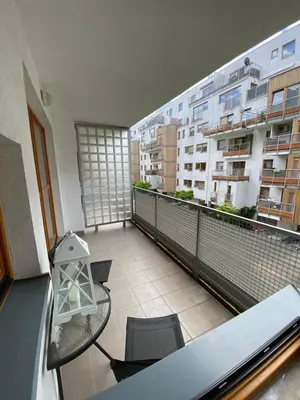 Balkon lub taras w obiekcie Secret Apartments Chełmska