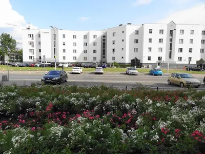 Budynek, w którym mieści się apartament