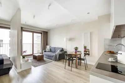 Część wypoczynkowa w obiekcie City Apartments Warsaw