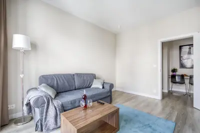 Część wypoczynkowa w obiekcie City Apartments Warsaw