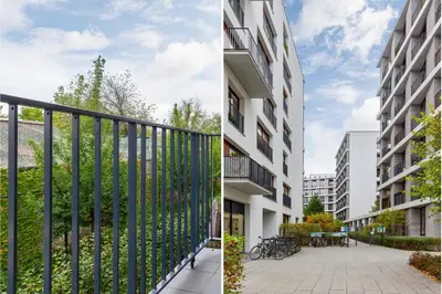 Budynek, w którym mieści się apartament