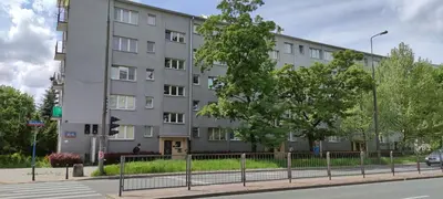 Budynek, w którym mieści się apartament