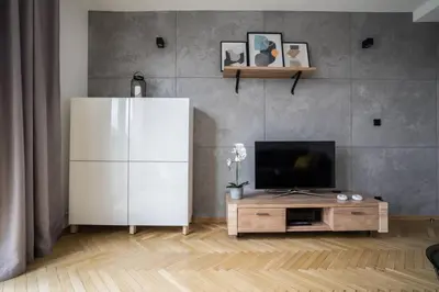 Telewizja i/lub zestaw kina domowego w obiekcie 2Eco Royal Apart City Center Senatorska Old Town Warsaw