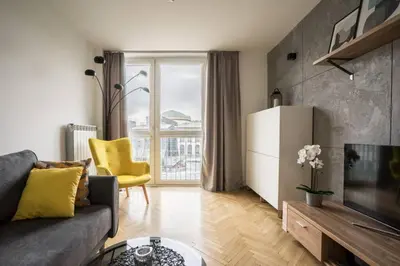 Część wypoczynkowa w obiekcie 2Eco Royal Apart City Center Senatorska Old Town Warsaw