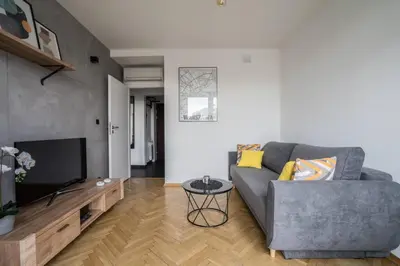Część wypoczynkowa w obiekcie 2Eco Royal Apart City Center Senatorska Old Town Warsaw