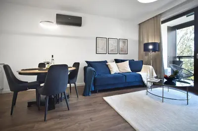 Część wypoczynkowa w obiekcie Marina Mokotow P&O Serviced Apartments
