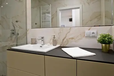 Łazienka w obiekcie Marina Mokotow P&O Serviced Apartments