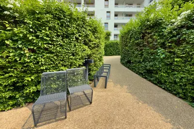 Ogród w obiekcie Vizja Apartments Kolska 9