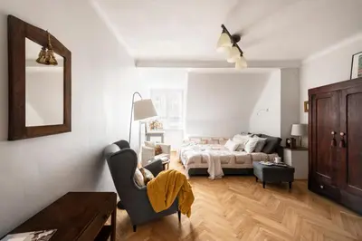 Łóżko lub łóżka w pokoju w obiekcie Apartament City Express