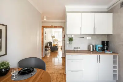 Kuchnia lub aneks kuchenny w obiekcie Apartament City Express