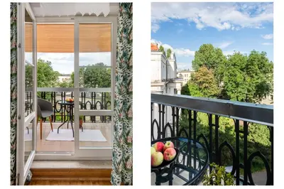 Balkon lub taras w obiekcie Apartament City Express