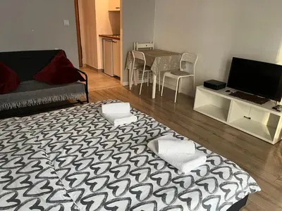 Telewizja i/lub zestaw kina domowego w obiekcie Studio Apartment