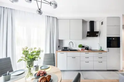 Kuchnia lub aneks kuchenny w obiekcie ShortStayPoland Szwedzka (B47)