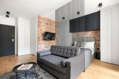 Część wypoczynkowa w obiekcie Karolkowa 28 II - Premium Apartments with Balcony by Noclegi Renters