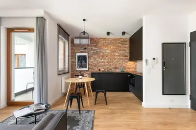 Kuchnia lub aneks kuchenny w obiekcie Karolkowa 28 II - Premium Apartments with Balcony by Noclegi Renters