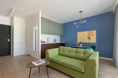 Część wypoczynkowa w obiekcie Karolkowa 28 II - Premium Apartments with Balcony by Noclegi Renters