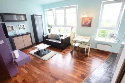 Część wypoczynkowa w obiekcie Elegant Apartment Arkadia