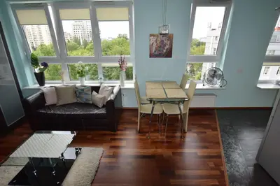 Część wypoczynkowa w obiekcie Elegant Apartment Arkadia