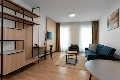 Część wypoczynkowa w obiekcie Hotel Tulip Residences Warsaw Targowa