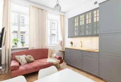 Część wypoczynkowa w obiekcie Apartamenty-MI Old Town Residence