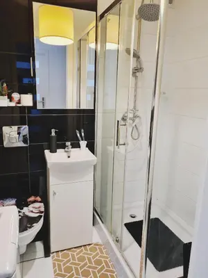 Łazienka w obiekcie Apartament Centrum Jana Pawła II